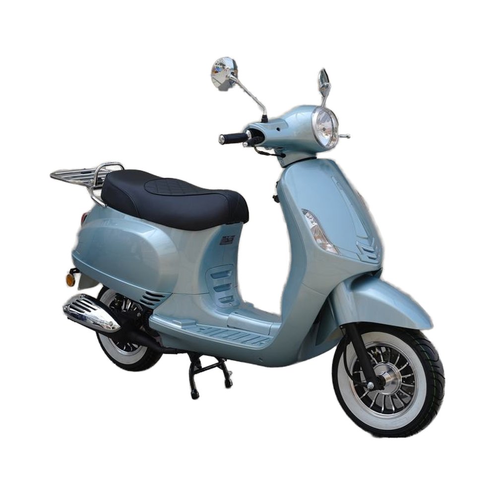 50CC EEC Certificate Gas Scooter New Design Cheap Price Front Tyre Disc Brake 2.2kW/7000rpm 4stroke Air Cooled EFI System Sale!